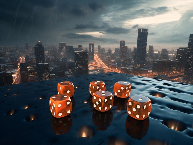 Lightning Dice interface pada desktop tambang88